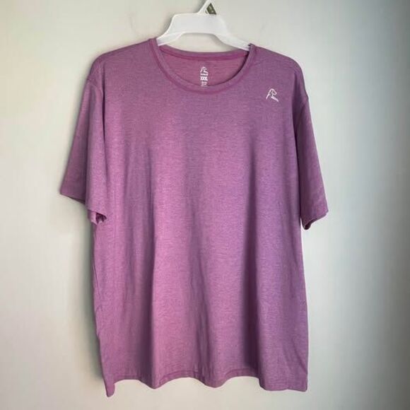 Rhoback T- Shirt Men's XXXL Purple Short Sleeve Performance Stretch - Picture 2 of 10